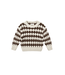 Rylee & Cru Baby Shiloh Sweater - Brown Stripe