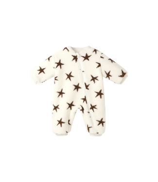 Rylee & Cru Shearling Baby Jumpsuit - Stars