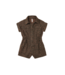 Rylee & Cru Utility Romper - Leopard