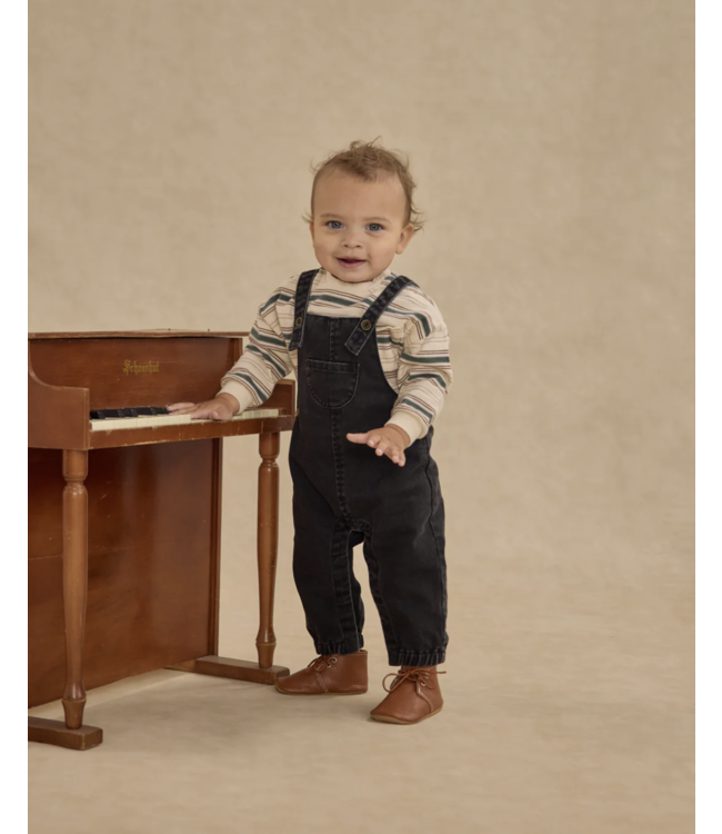 Rylee & Cru Baby Overalls - Washed Black