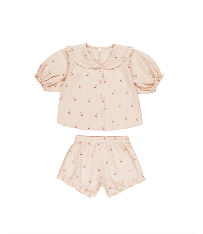 Rylee & Cru Delilah Pajama Set - Cherries
