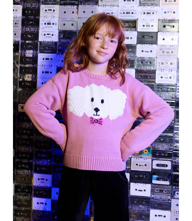 Tea Collection Fluffy Puppy Sweater