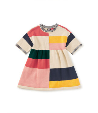 Tea Collection Baby Colorblock Sweater Dress