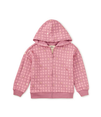Tea Collection Easy Fit Hoodie- Metallic Stars