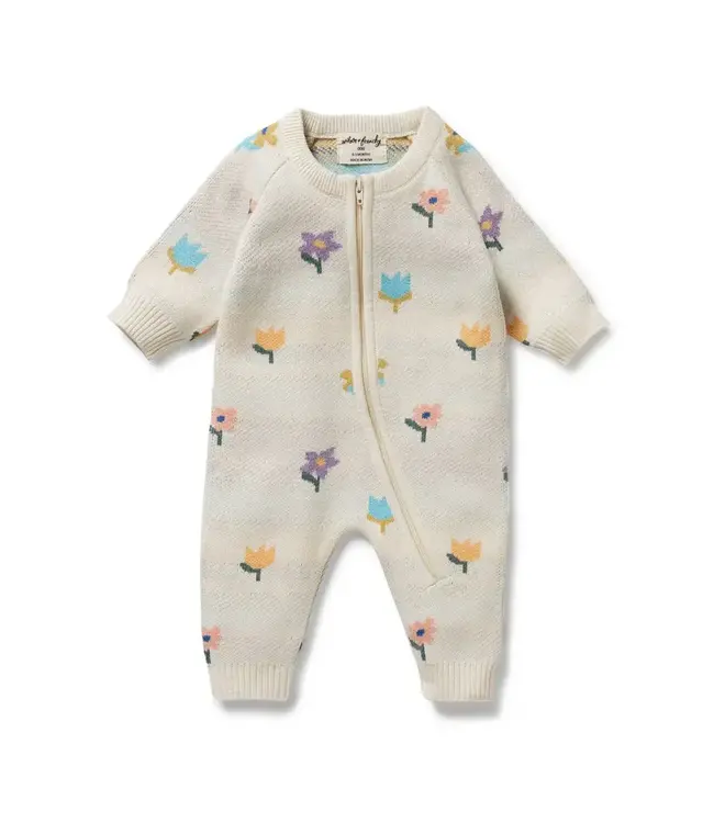 Wilson & Frenchy Flower Pop Organic Romper