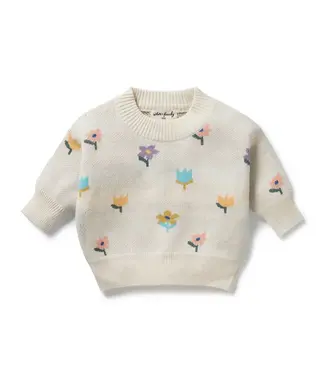 Wilson & Frenchy Flower Pop Organic Sweater