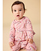 Tea Collection Pretty Peplum Baby Romper - Rainbow Unicorn
