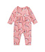 Tea Collection Pretty Peplum Baby Romper - Rainbow Unicorn