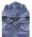 Tea Collection Bear Ears Velour Baby Hoodie - Naval Blue
