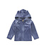 Tea Collection Bear Ears Velour Baby Hoodie - Naval Blue