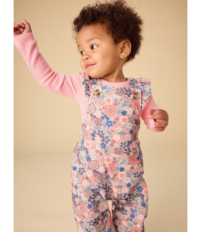 Tea Collection Lap Shoulder Baby Bodysuit - Cherry Blossom