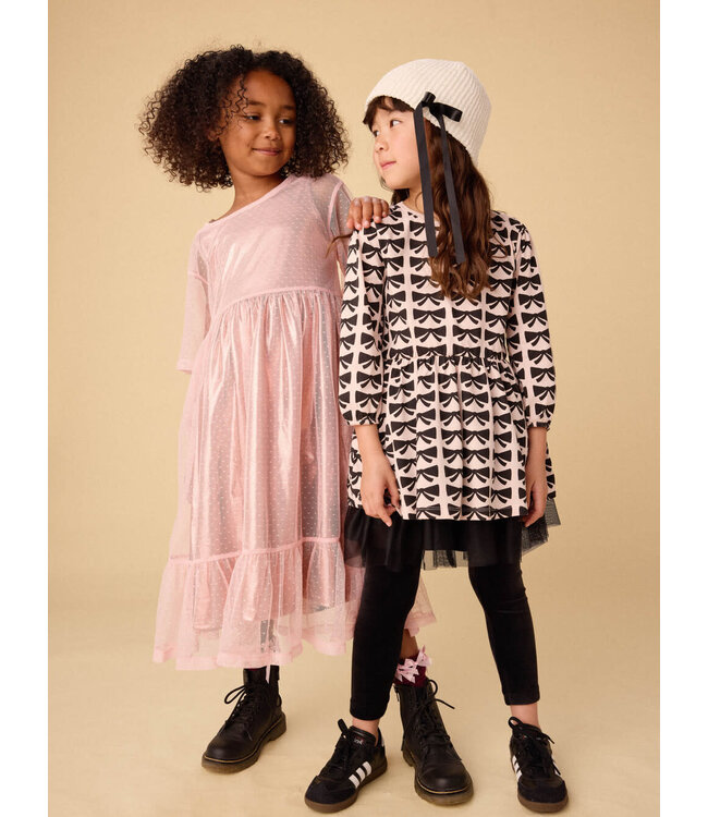 Tea Collection Blouson Sleeve Pocket Dress - Bow