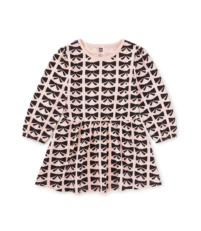 Tea Collection Blouson Sleeve Pocket Dress - Bow