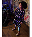 Tea Collection Printed Ballet Dress - Metallic Colorblock Stars