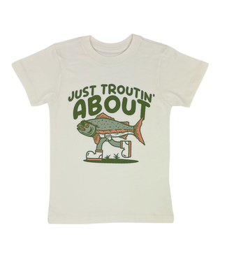 Tiny Whales Troutin' About Tee