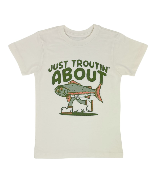 Tiny Whales Troutin' About Tee