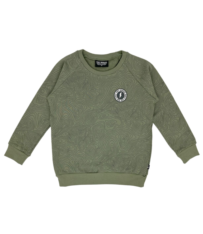 Tiny Whales The Traveler Sweatshirt - Pine