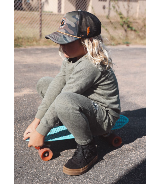 Tiny Whales The Traveler Sweatshirt - Pine