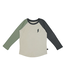 Tiny Whales Bolt L/S Raglan - Vintage Black/ Pine