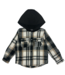 Tiny Whales Woodsman Hooded Flannel