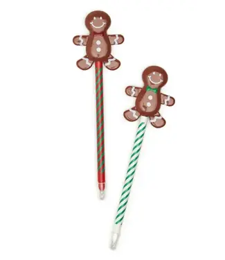 Two's Company Gingerbread Man Movable Pen