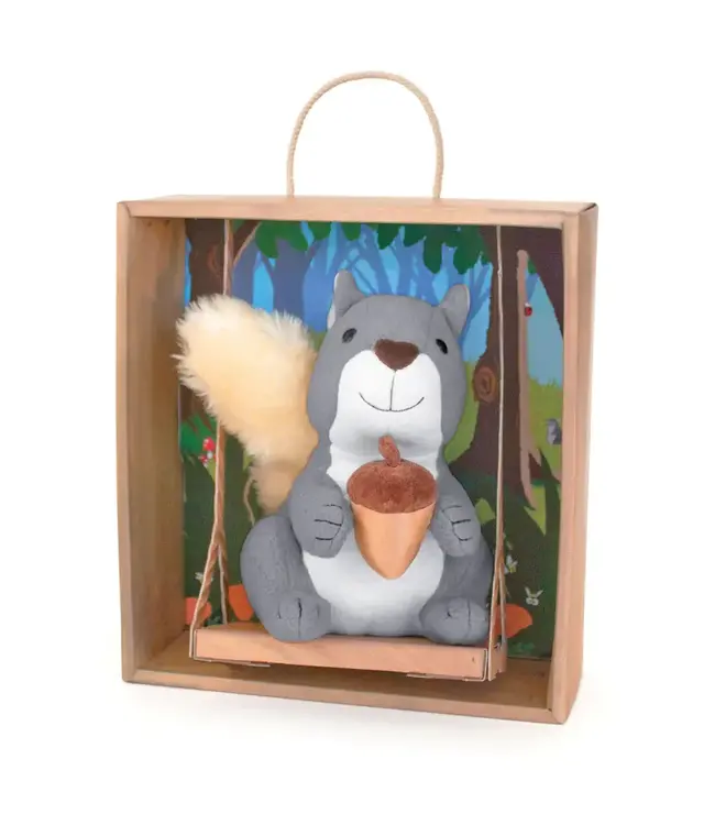Apple Park Little Squirrel Woodland Plush Pal