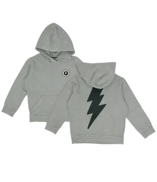 Tiny Whales Rad Powers Hoodie - Mineral Granite