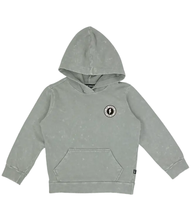 Tiny Whales Rad Powers Hoodie - Mineral Granite