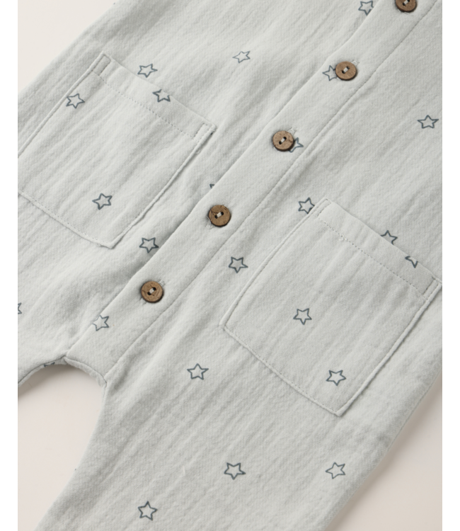 Quincy Mae Pocketed Woven Jumpsuit - Twinkle