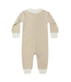 Quincy Mae Zip Long Sleeve Sleeper - Gold Stripe