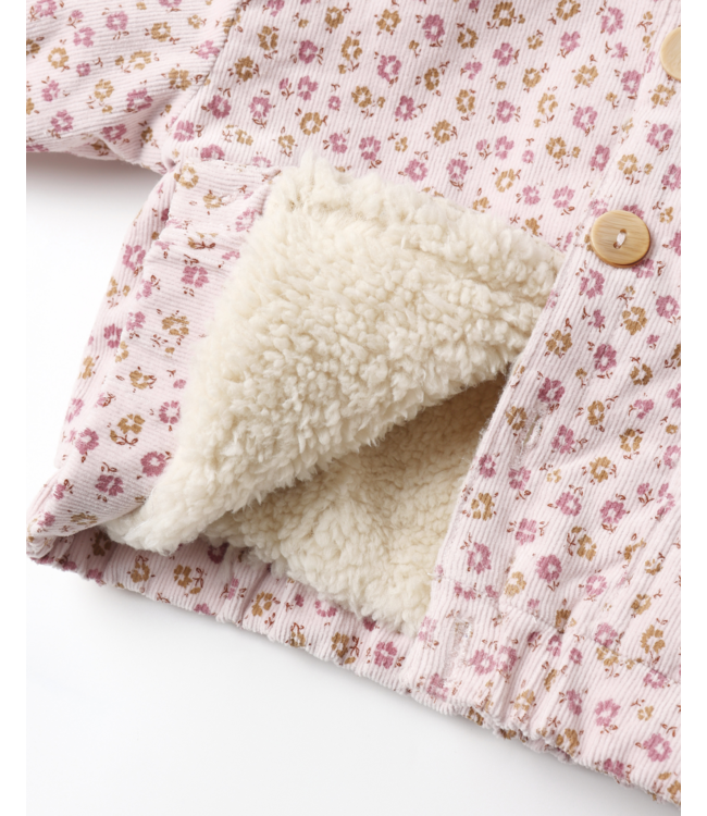 Quincy Mae Hooded Corduroy Baby Jacket