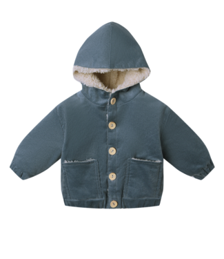 Quincy Mae Hooded Corduroy Baby Jacket