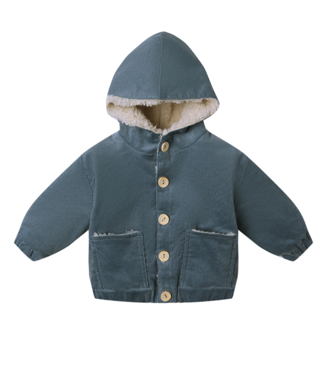 Quincy Mae Hooded Corduroy Baby Jacket