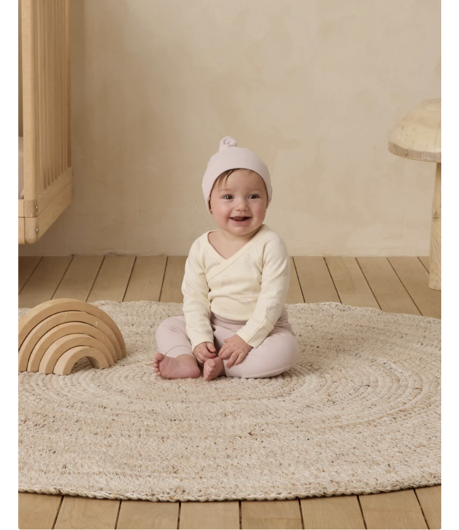 Quincy Mae Side Snap Bodysuit Set- Snow Owls