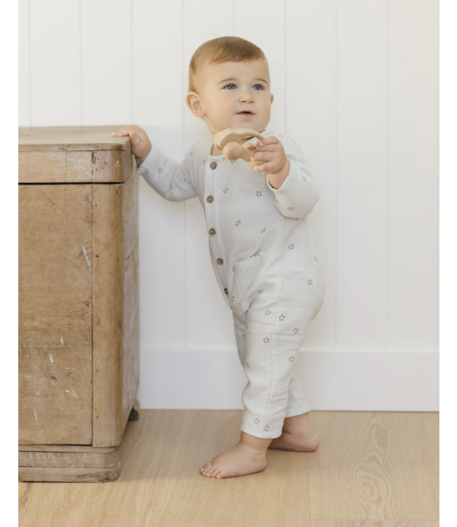 Quincy Mae Pocketed Woven Jumpsuit - Twinkle