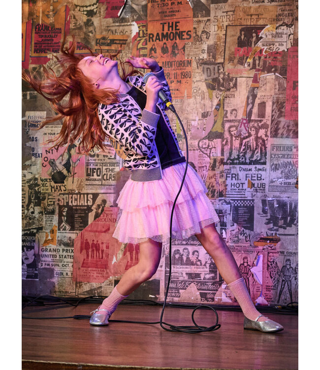 Tea Collection Layered Dot Tulle Skirt