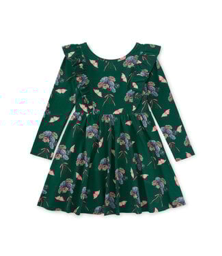 Tea Collection Ruffle Shoulder Ballet Dress