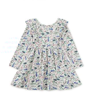 Tea Collection Ruffle Shoulder Ballet Dress