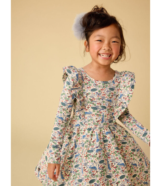 Tea Collection Ruffle Shoulder Ballet Dress