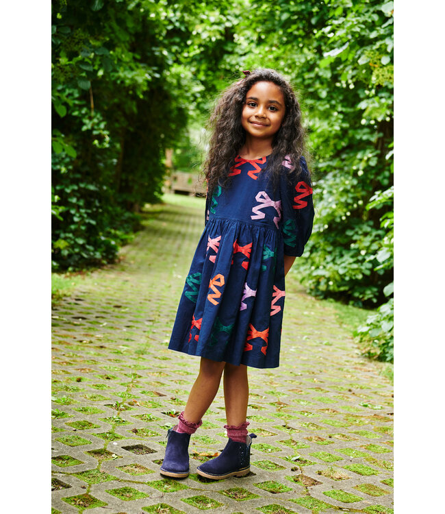 Pink Chicken Brooke Dress - Multi Bow Applique