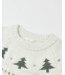 Rylee & Cru Fair Isle Baby Sweater - Trees