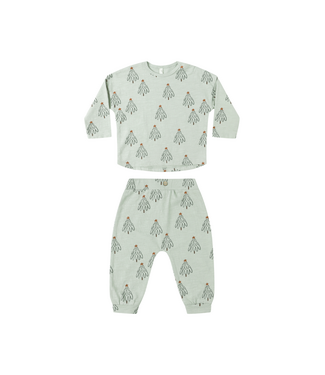Rylee & Cru Long Sleeve Baby Set - Trees