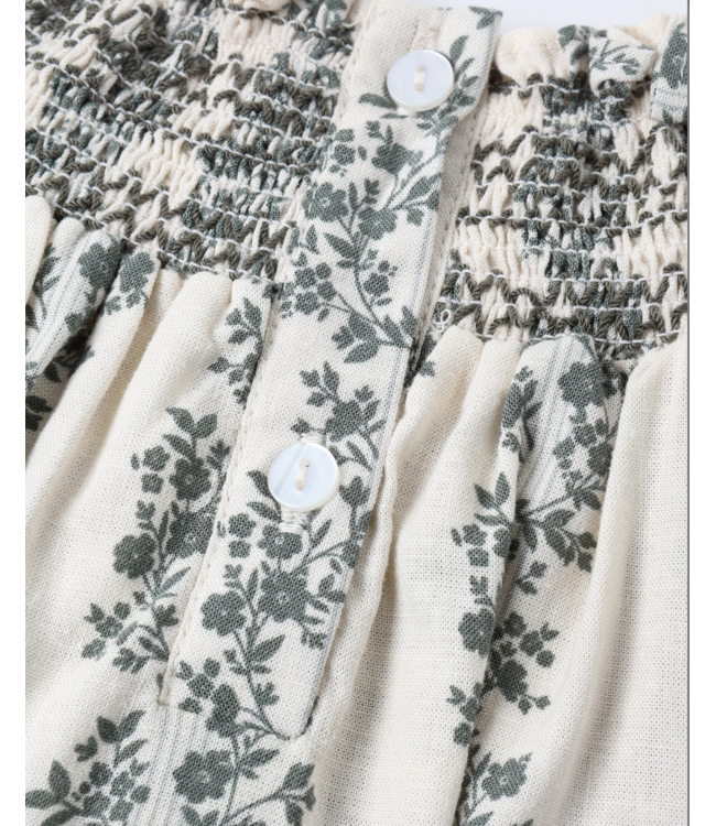 Rylee & Cru Ada Romper - Green Vines