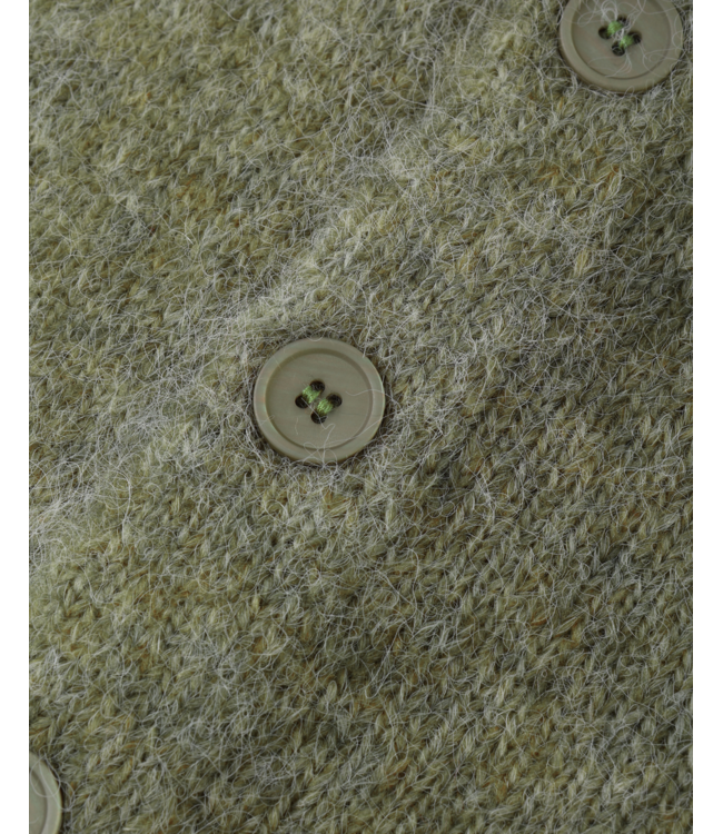 Rylee & Cru Fuzzy Cardigan - Evergreen