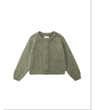 Rylee & Cru Fuzzy Cardigan - Evergreen