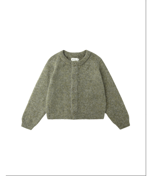 Rylee & Cru Fuzzy Cardigan - Evergreen