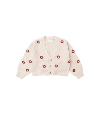 Rylee & Cru Boxy Crop Cardigan - Ruby Daisy