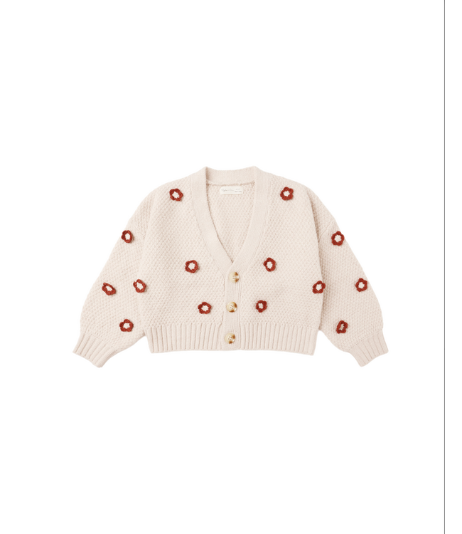 Rylee & Cru Boxy Crop Cardigan - Ruby Daisy