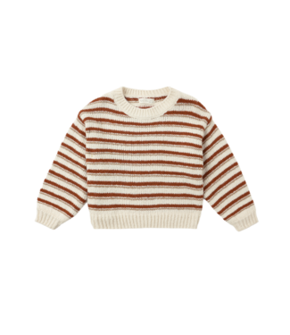 Rylee & Cru Aspen Sweater - Ruby Stripe