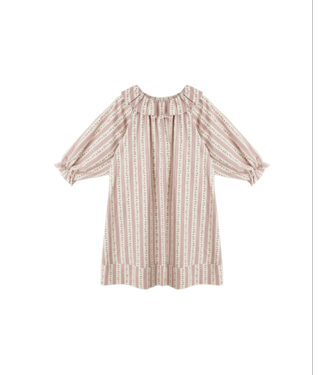 Rylee & Cru Girl's Nightgown - Candy Cane Stripe